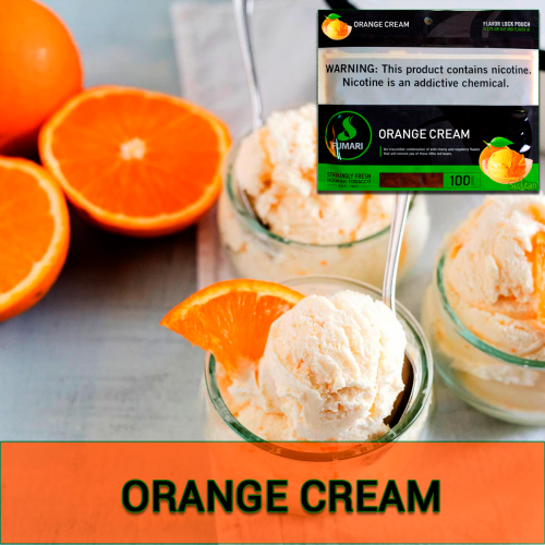 Табак Fumari Апельсиновое Мороженое (Orange Cream), 100 грамм (новая упаковка)